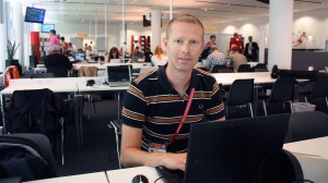 Bloggare, fotad av Carl Sandin