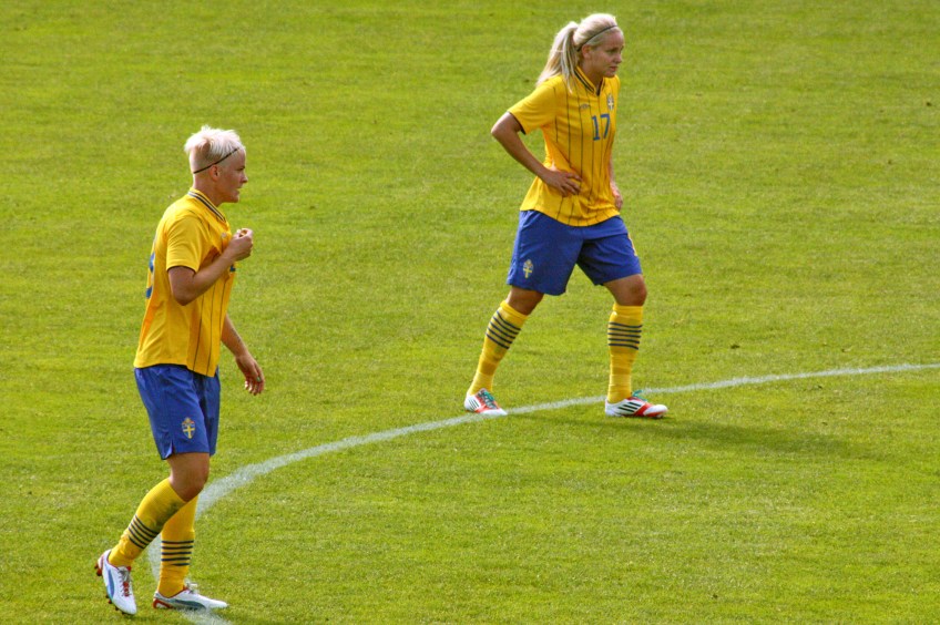 Nilla Fischer och Lisa Dahlkvist