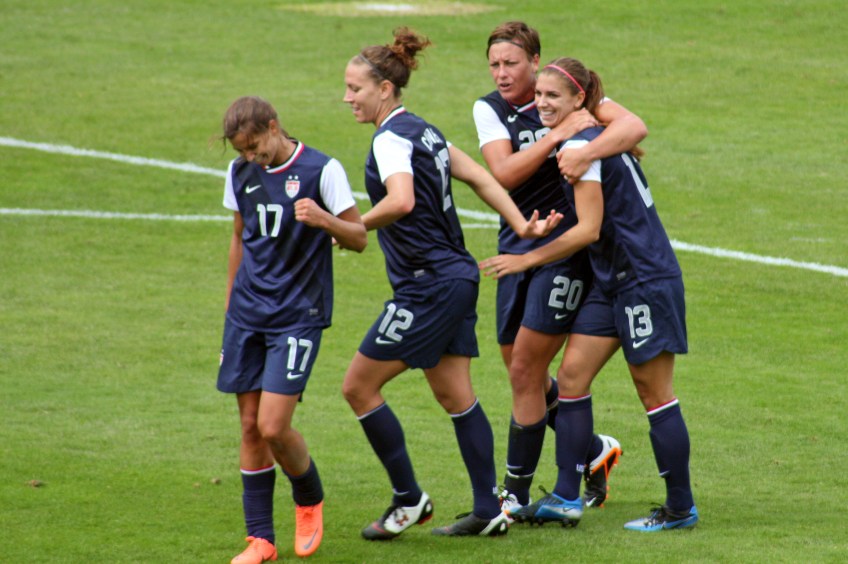 Alex Morgan har gjort 3-1