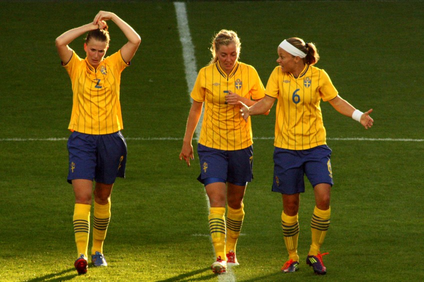 Emma Berglund, Linda Sembrant och Sara Thunebro