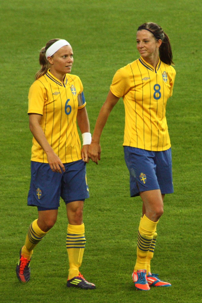 Sara Thunebro och Lotta Schelin