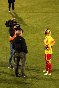 Caroline Seger intervjuas