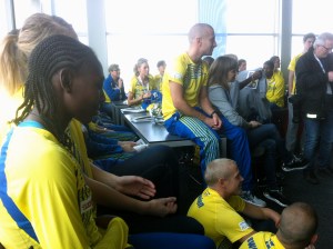 Abeba Aregawi i förgrunden