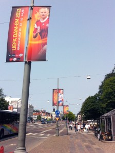 EM-reklam på Avenyn.