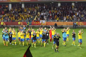 Sverige tackar publiken