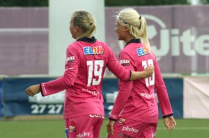 Kristine Minde och Pernille Harder