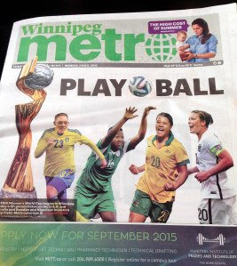 Winnipeg Metro 8 juni 2015