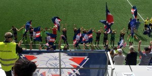 LFC firar med supportrarna